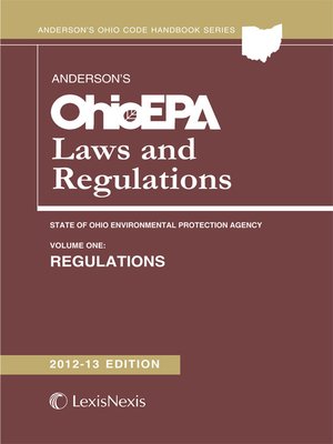 cover image of Ohio EPA Laws and Regulations